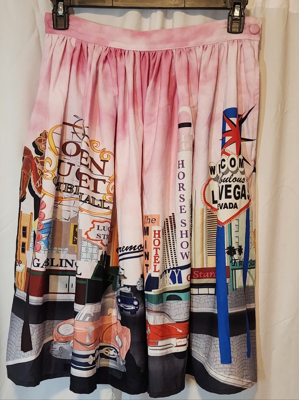 Unique Vintage Welcome to Fabulous Las Vegas Fremont District Size Large